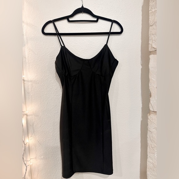 popular 21 Dresses & Skirts - Elegant Black Slip Dress